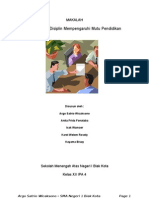 Download Rendahnya Disiplin Mempengaruhi Mutu Pendidikan by Wicaksono Argo Satrio SN36405381 doc pdf
