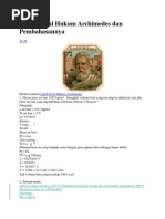 Download Contoh Soal Hukum Archimedes Dan Pembahasannya by Iit MuthmaInnah SN364054327 doc pdf