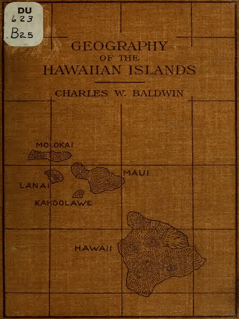 Geography of The Hawaiian Islands 1908 PDF Lava Oahu