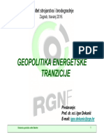 Geopolitika Energetske Tranzicije - Igor Dekanić