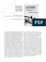 Svampa. La Sociedad Excluyente. Reseña PDF