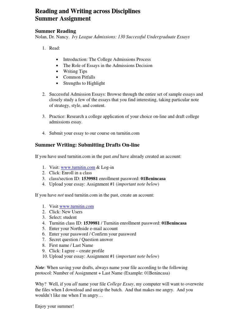 College essay about loving to read picture