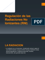 Regulación de Las Radiaciones No Ionizantes (RNI