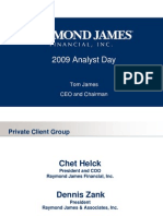 Raymond James Analyst Investor Day 2009