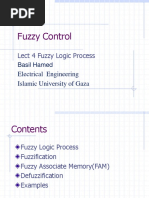 Fuzzy Control: Lect 4 Fuzzy Logic Process