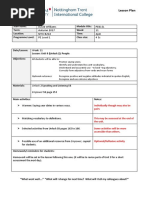 David W Lesson Plan PE01SL