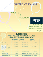 Tax Deducted at Source: Basics Update & Practical Issues