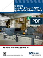 Product Brochure Belt Weighfeeder Pfister BWF + Apron Weighfeeder Pfister AWF