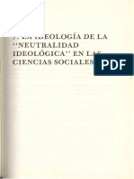 La ideología de la neutralidad en las ciencias sociales