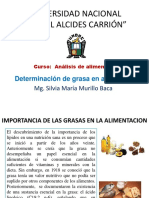 Clase 10. Grasa en Alimentos