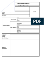 Fichas Tecnicas Ingredientes (Formato)