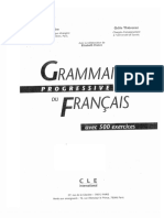 Grammaire Progressive Du Francais Avec 500 Ex PDF