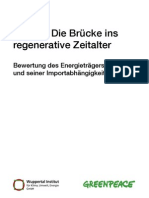 Studie Erdgas - Brücke ins regenerative Zeitalter