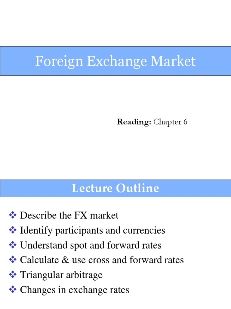Forex A Ppt Foreign Exchange Market Arbitrage - 