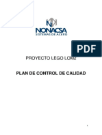 Plan de Control de Calidad