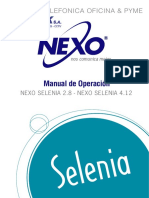 NEXO SELENIA 2.8 Manual de Operacion