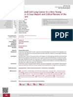 Non-Small Cell Lung Cancer in A Very Young Woman: A Case Report and Critical Review of The Literature