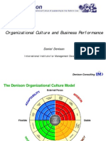 Organizational Culture and Business Performance: Daniel Denison