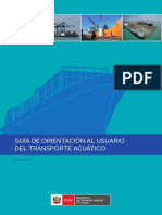 Guia de Orientacion Al Usuario Del Transporte Acuatico