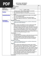 Seton Hill University Lesson Plan Template: Name Subject Grade Level Date/Duration