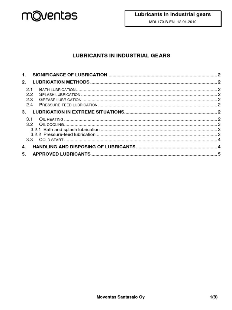 Mdi 170en Motor Oil Hvac