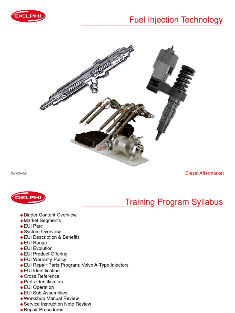 EUI Repair Program Overview | PDF | Diesel Engine | Fuel Injection
