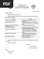 Grade Six Activity