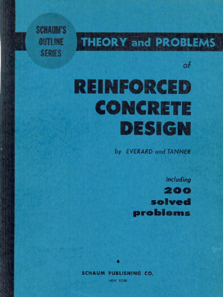 Schaums outline of reinforced concrete design pdf