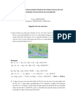 Lista de Exercicios Hidraulica Agricula Nov 2013 Gabarito