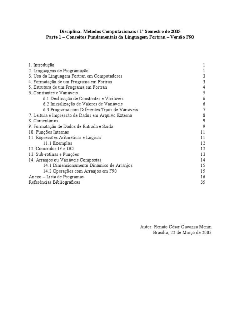 Fortran 90 Pdf Linguagem De Programação Linguagem Assembly