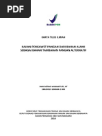 Download Kajian Pengawet Pangan Dari Bahan Alami Sebagai Bahan Tambahan Pangan Alternatif Dwi Retno w by Farida Mislawati SN364105330 doc pdf