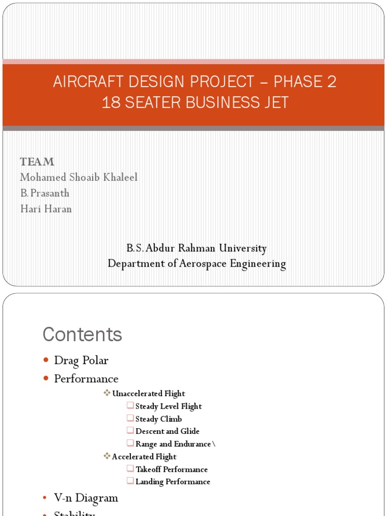 18-Seater Business Jet Design Analysis | PDF | Flap (Aeronautics ...