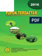 Buku Pupuk Terdaftar 2016 PDF