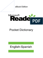 Microsoft - English-Spanish Pocket Dictionary