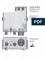 NorCal 40A Transceiver - Manual PDF