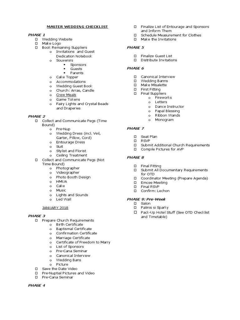 Wedding Planning Guide | PDF | Wedding | Fashion Related Occasions