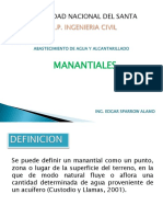 Diapositivas Captacion Manantiales Upn PDF