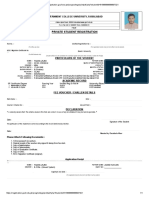 Private Student Registration: Government College University, Faisalabad