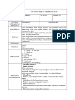 Sop Pengambilan Spesimen Darah