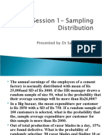 Session 1 - Sampling Distribution