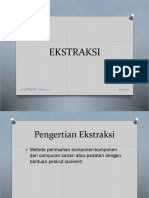 Ekstraksi Pertemuan 1