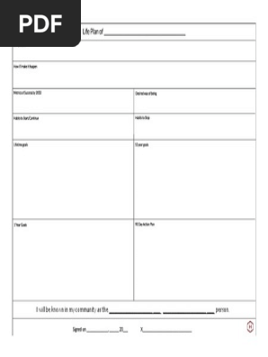 Life Plan Template