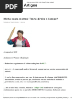 Minha Sogra Morreu! Tenho Direito a Licença  Artigos Jusbrasil