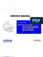 Service Manual: Epson Workforce 600/ Stylus Office Tx600Fw/ Stylus Office Bx600Fw/ Stylus Sx600Fw/ Me Office 700Fw