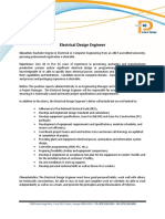 Electrical Design Engineer Website Description