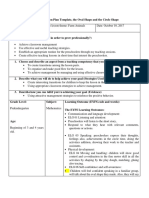 The Third Lesson Plan Template 2 Adjusting