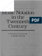 Music Notation in The Twentieth Century KURT STONE