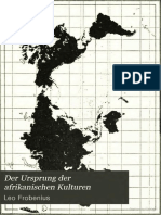 Leo Frobenius, Der Ursprung Der Afrikanischen Kulturen, 1898