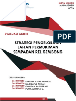 Kelompok 6 - Strategi Pengelolaan Permukiman Kumuh Di Sempadan Rel Gembong