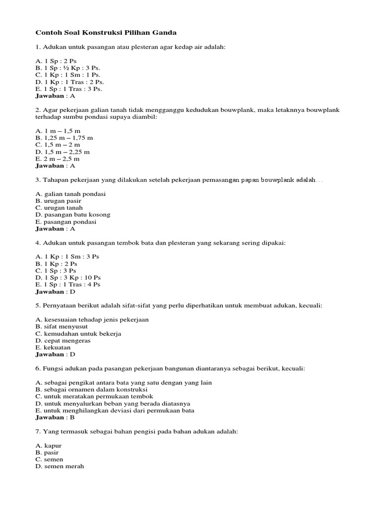 43++ Contoh soal materi pondasi ideas